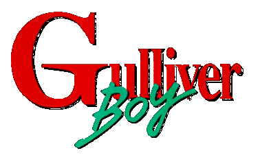 Kuusou Kagaku Sekai Gulliver Boy logo for Super Famicom